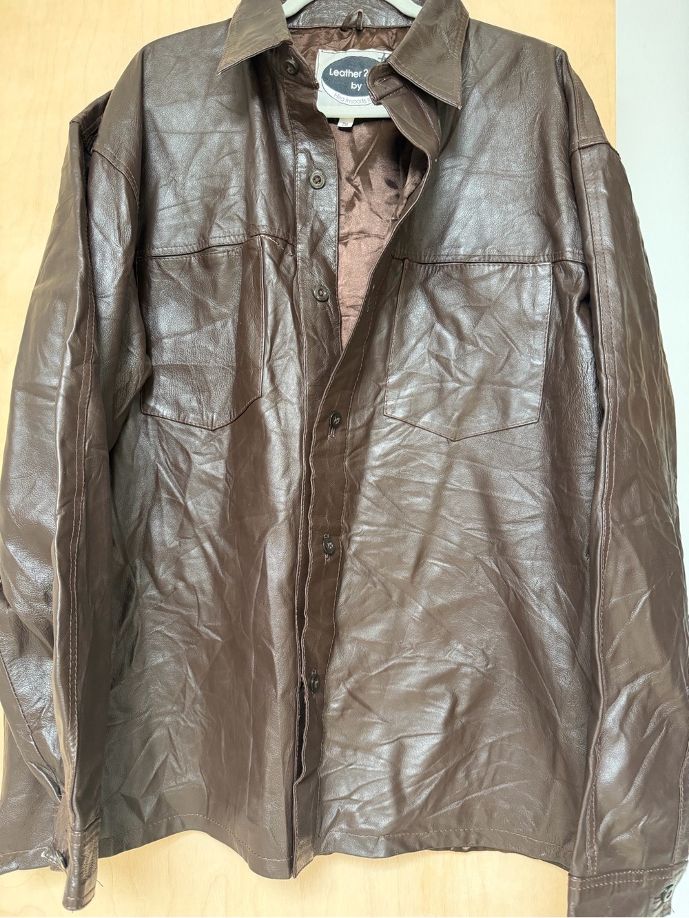 Leather 2000 by Hira imports Men's Brown Leather Jacket - 2XL